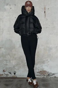 WATER REPELLENT WINDPROOF SHORT HOODIE ANORAK