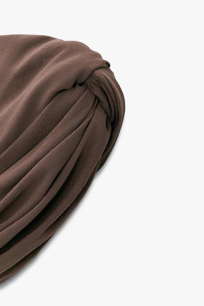 LIMITED EDITION KNOTTED TURBAN HEADPIECE