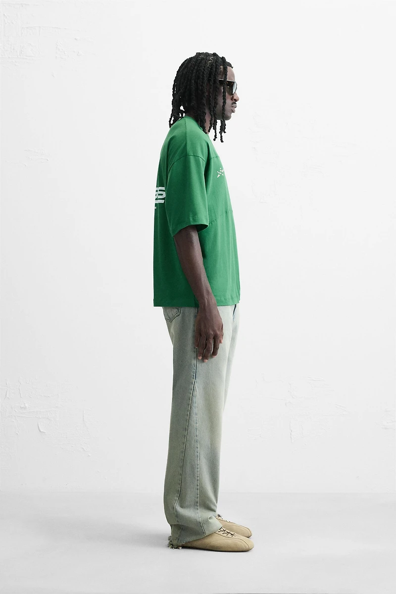 T-SHIRT BANDE RÉSILLE