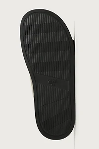 DOUBLE STRAP LEATHER SANDALS