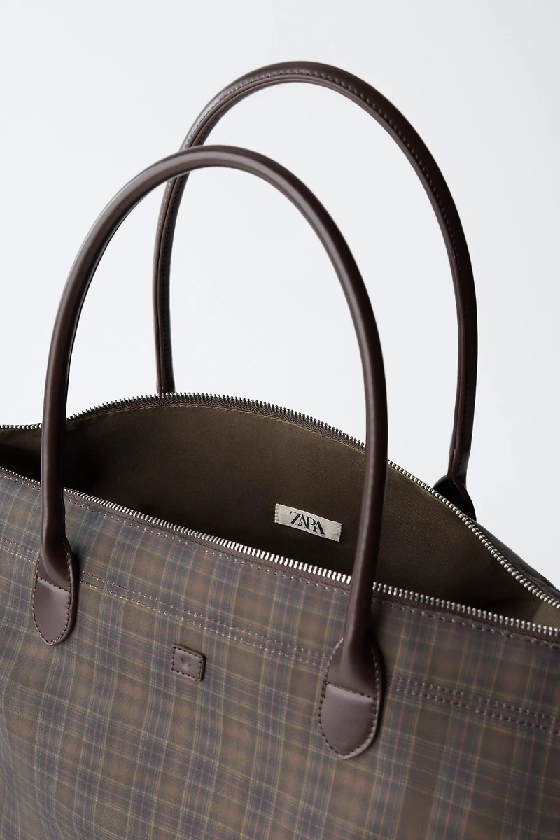 SHOPPER À CARREAUX