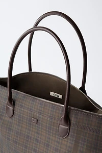 SHOPPER À CARREAUX