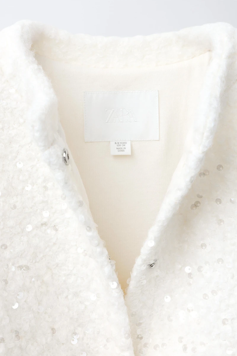 SEQUIN BOMBER JACKET