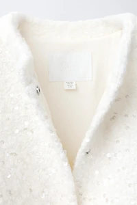 SEQUIN BOMBER JACKET