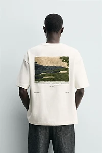 TEXTURED PATCH T-SHIRT