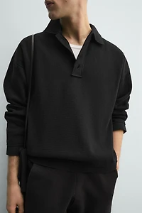KNIT COTTON POLO SHIRT