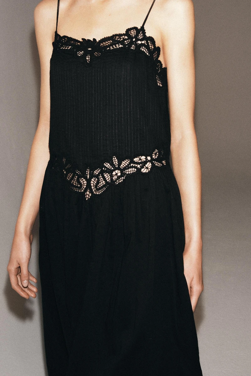 ZW COLLECTION LACE MIDI DRESS