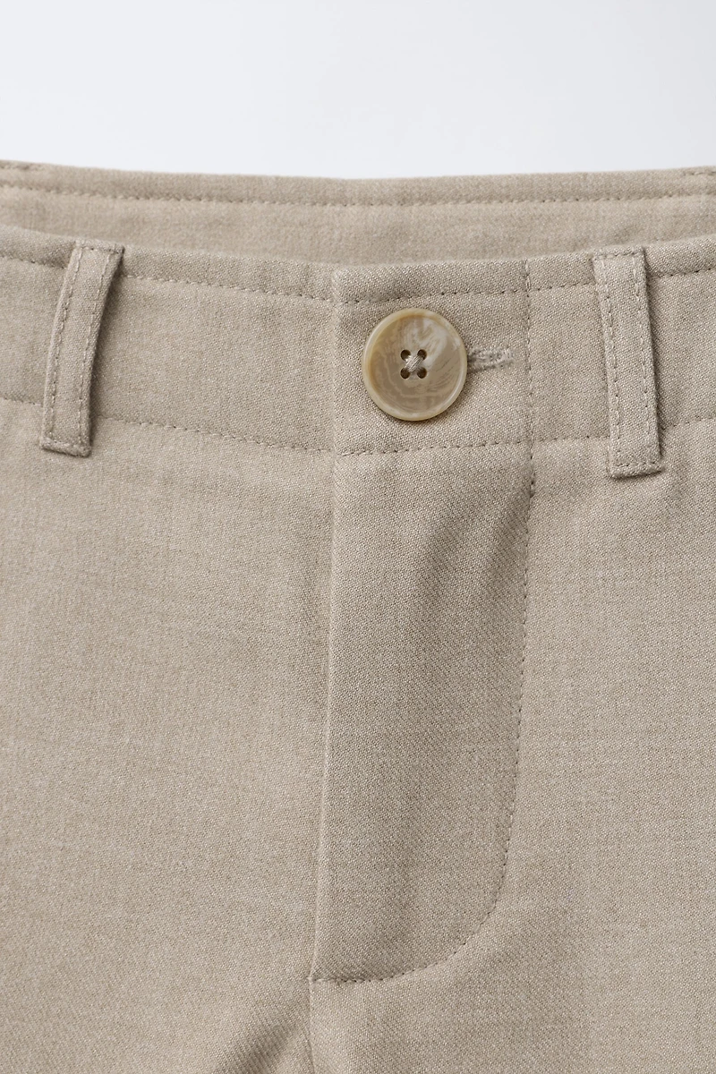 PANTALON DE TAILLEUR BOUTON