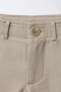 PANTALON DE TAILLEUR BOUTON