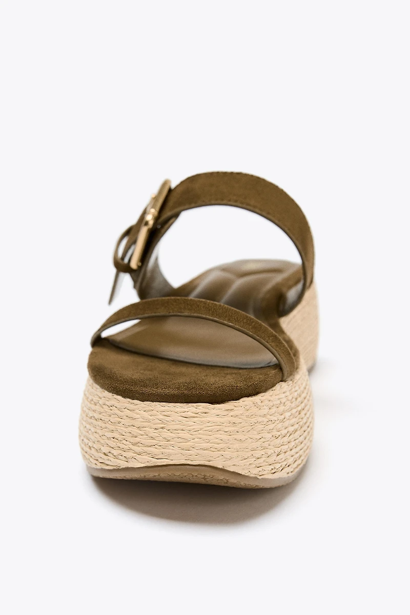 STRAPPY PLATFORM SANDALS