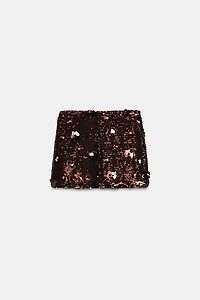SEQUIN MINI SKIRT