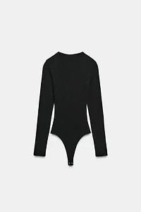 LONG SLEEVE RIBBED BODYSUIT