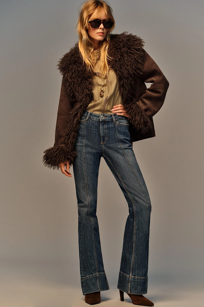 Z1975 MID-RISE SEAM FLARE JEANS