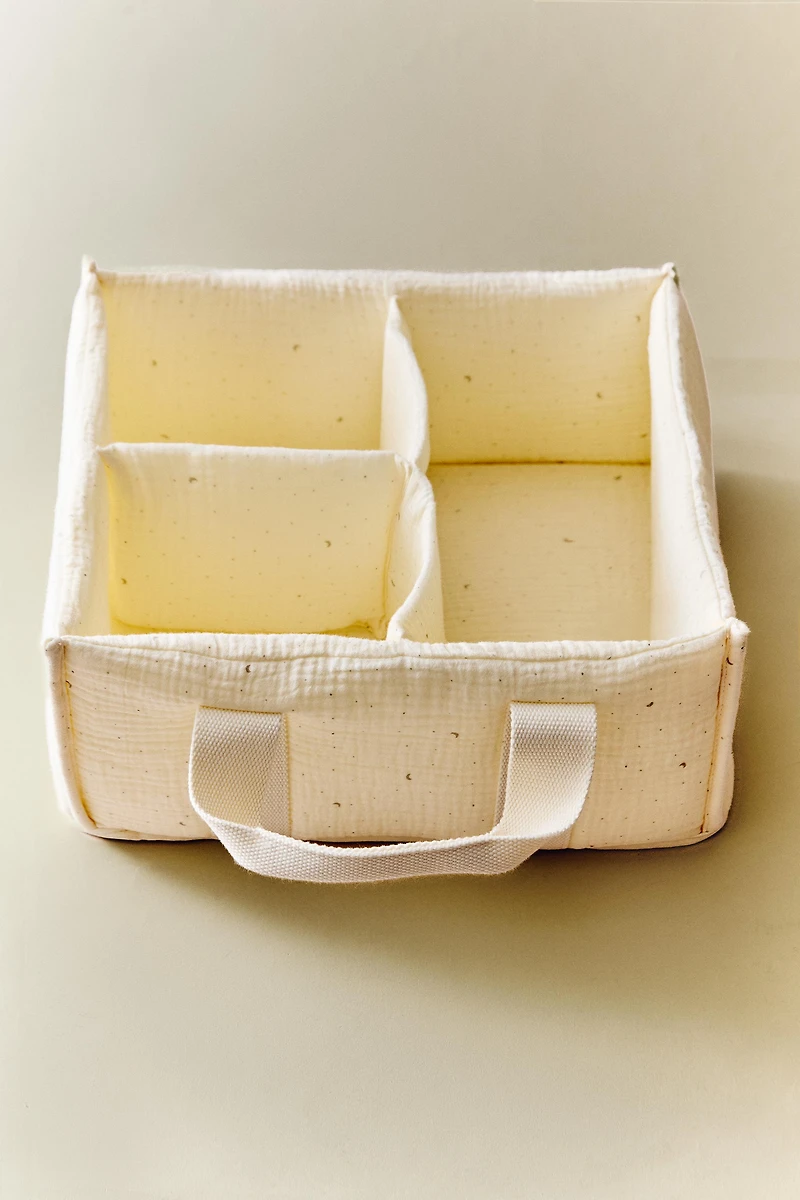 CHILDREN’S MOON TABLE ORGANIZER WITH HANDLES