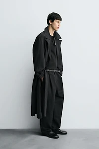 OVERSIZED FIT TRENCH COAT