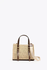 WOVEN MINI TOTE BAG