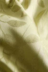 JACQUARD PLANT MOTIF TABLE RUNNER