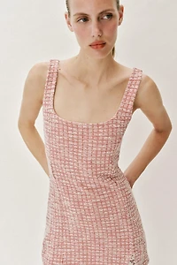 SHORT TEXTURED DRESS