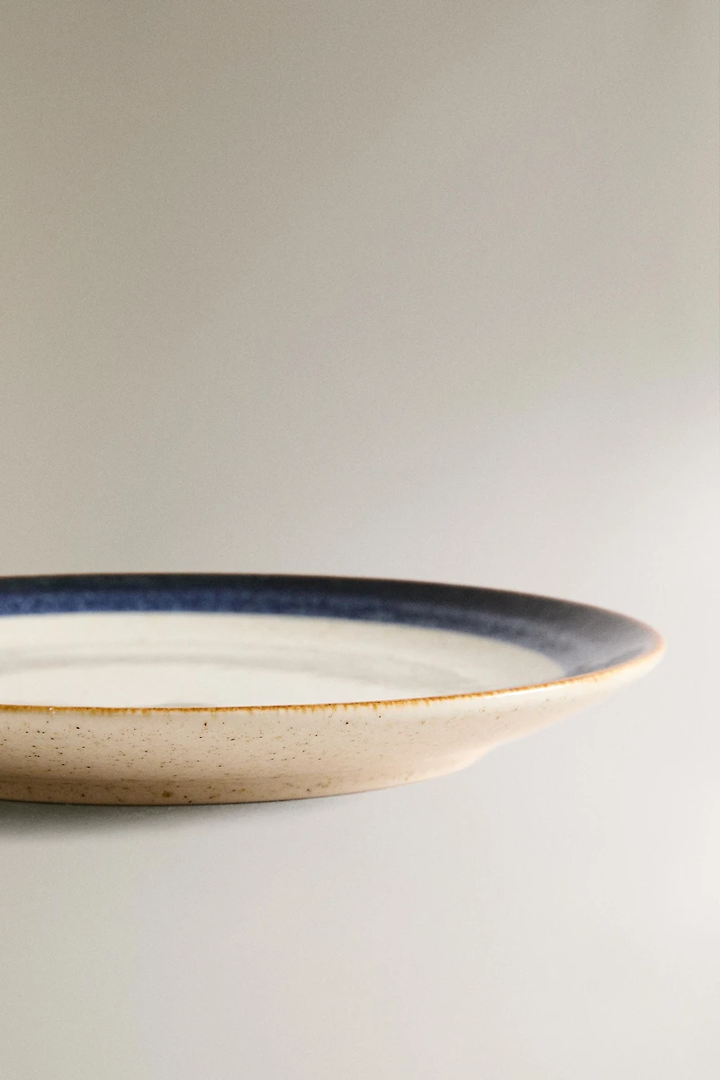 STONEWARE DESSERT PLATE
