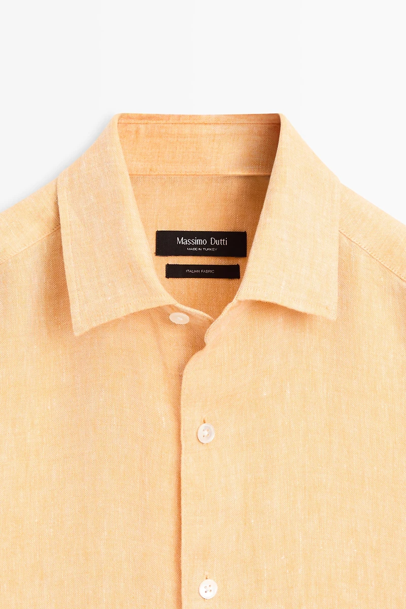 100% linen regular fit shirt