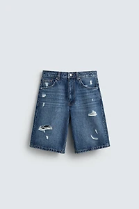 BAGGY FIT DENIM SHORTS