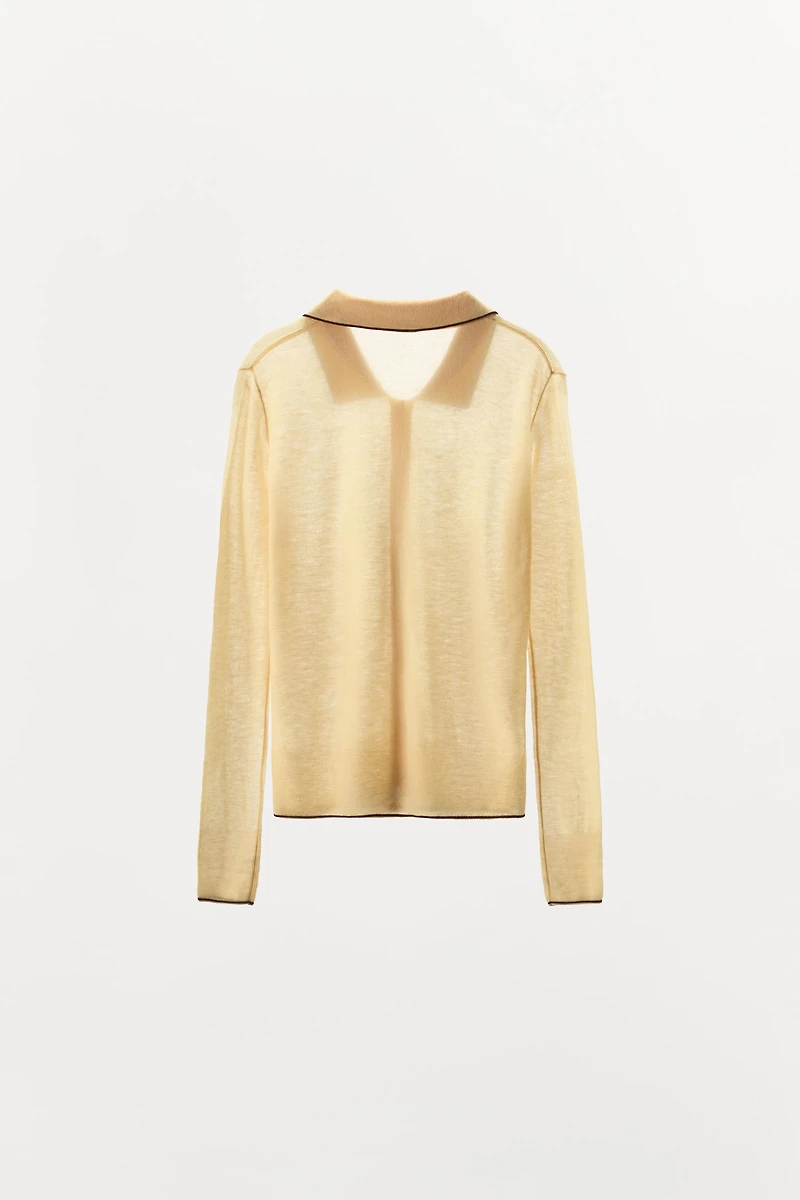 100% WOOL POLO JACKET