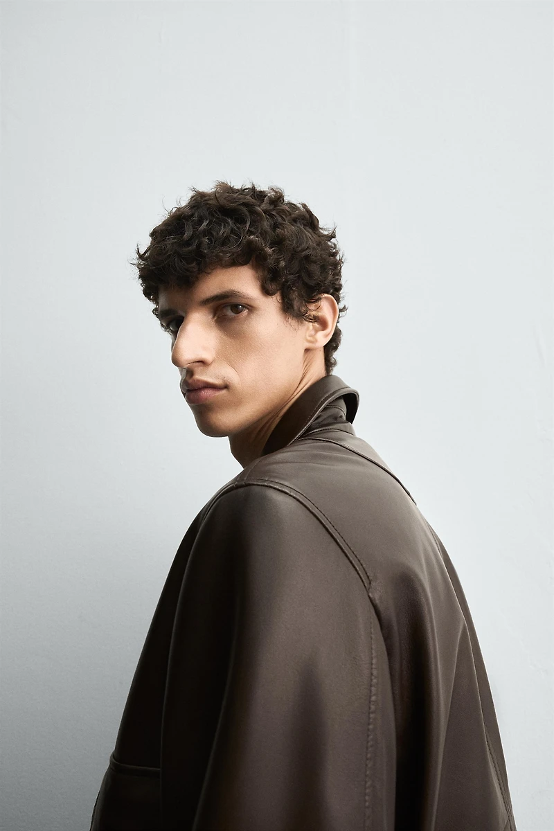 LEATHER JACKET HARRY LAMBERT FOR ZARA X DISNEY