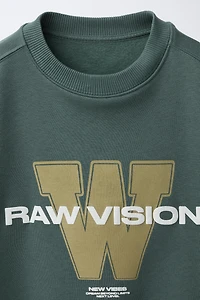 SWEAT À IMPRIMÉ INSCRIPTION