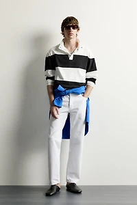 STRIPED RELAXED-FIT POLO