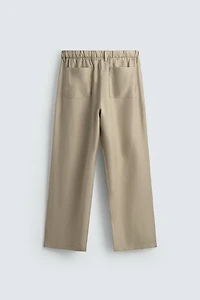 FLOWY PLEATED PANTS