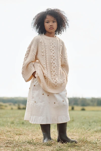 LIMITED EDITION EMBROIDERED KNIT DRESS