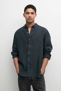 Faded 100% linen shirt