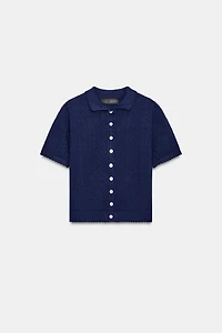 SHORT SLEEVE CARDIGAN