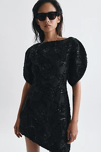 ZW COLLECTION EMBROIDERED MINI DRESS