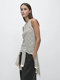 Top en maille 100 % coton