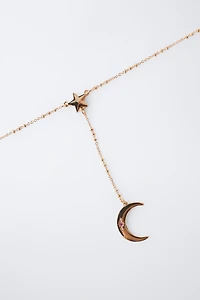 PARURE COLLIER ET BRACELET LUNE