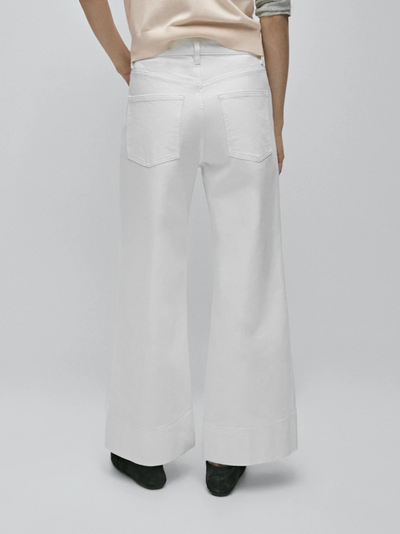 Culotte fit jeans