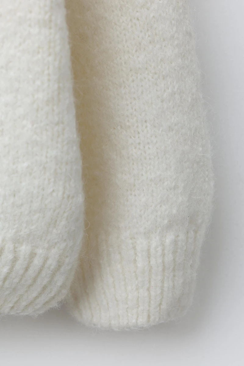 WOOL BLEND JACQUARD KNIT JUMPER