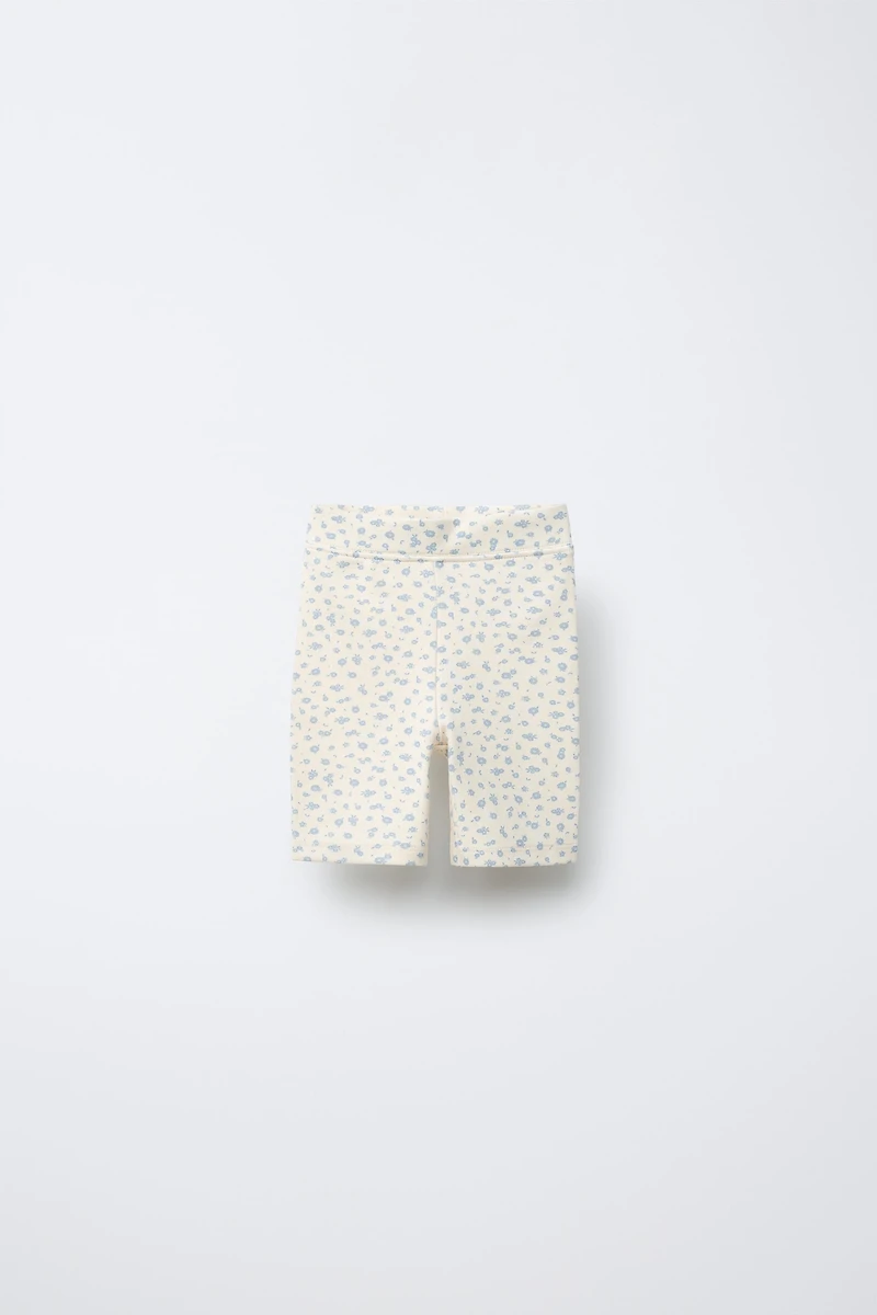 TWO-PACK FLORAL BIKER LEGGINGS