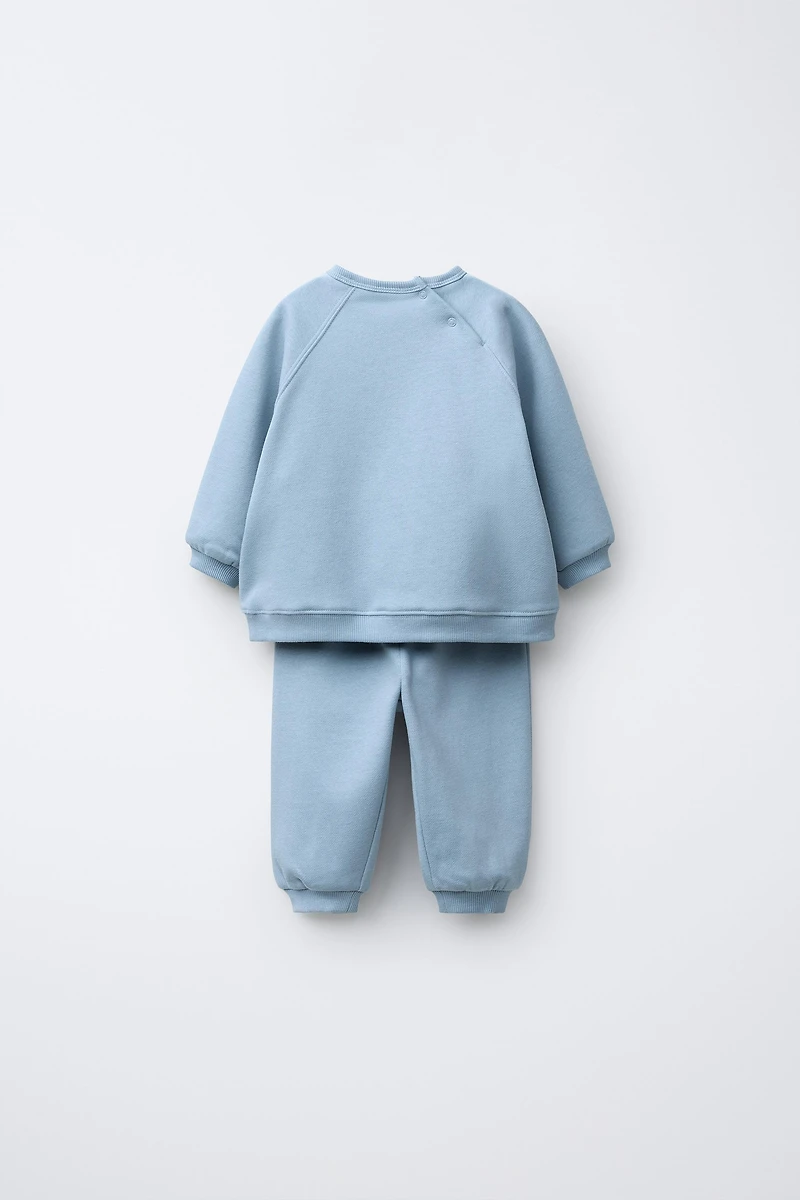 ENSEMBLE SWEAT ET PANTALON JOGGER BASIQUE