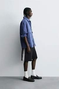 CONTRAST STRIPE SHORTS