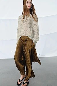 ZW COLLECTION PRINTED FLOWY SHIRT