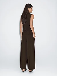Formal wide-leg trousers