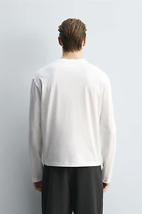 T-SHIRT MERCERISÉ À MANCHES LONGUES LIMITED EDITION