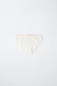 6-14 ANS / LOT DE SIX CULOTTES À IMPRIMÉS GÉOMÉTRIQUES