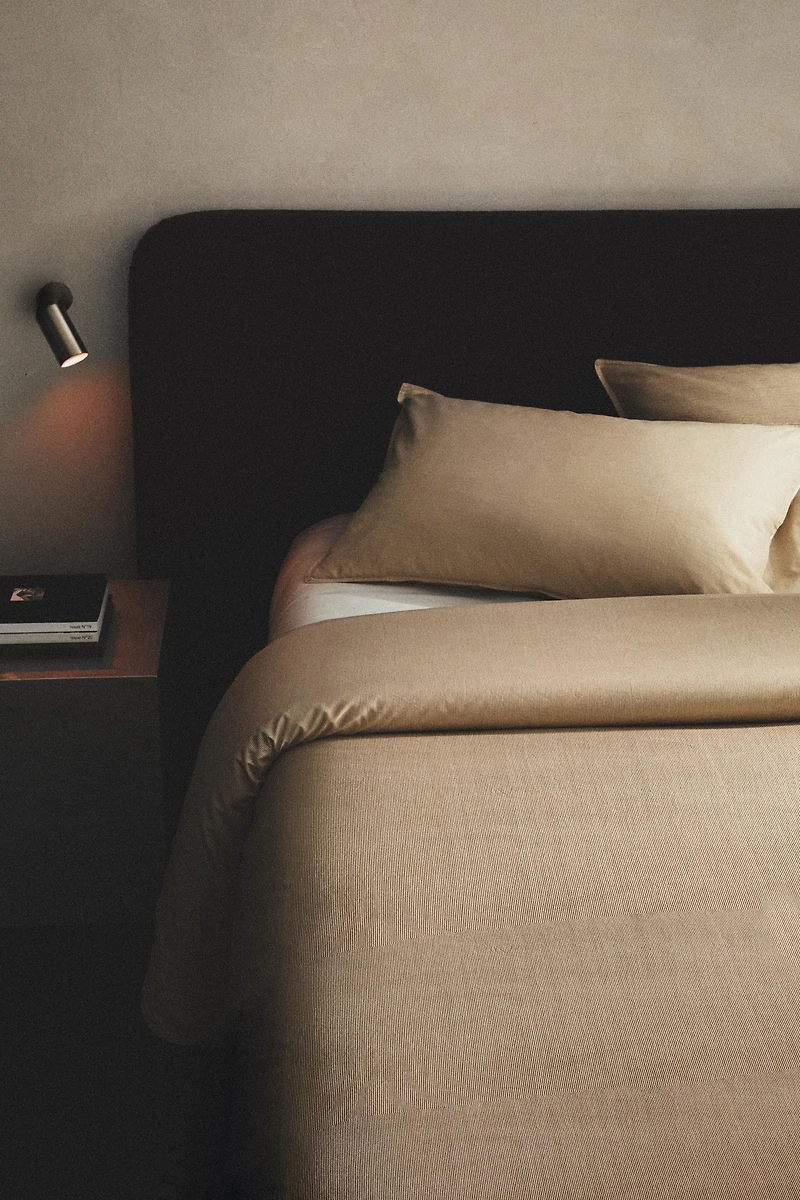 REVERSIBLE STRIPED DUVET COVER