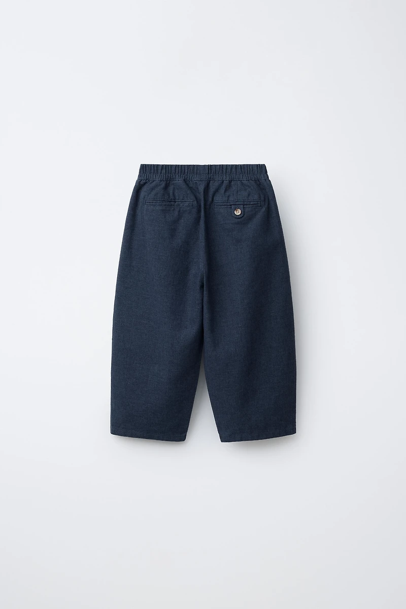 LINEN BALLOON PANTS