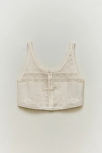 LACE COTTON TOP