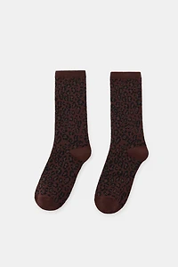 ANIMAL PRINT JACQUARD SOCKS