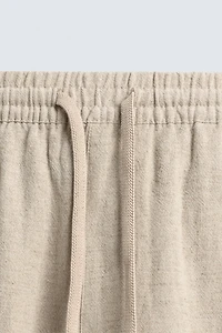 SHORT RELAXED FIT VISCOSE - LIN